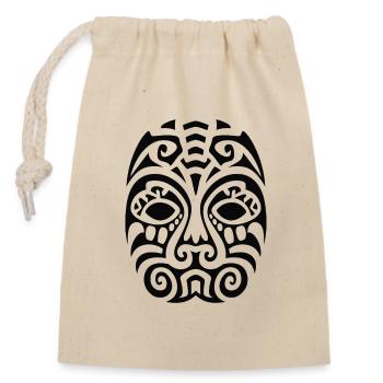 Inspirations de tatouage maori - Ink Joy - Sac cadeau en coton avec cordon (14 x 20 cm) - nature - Devant