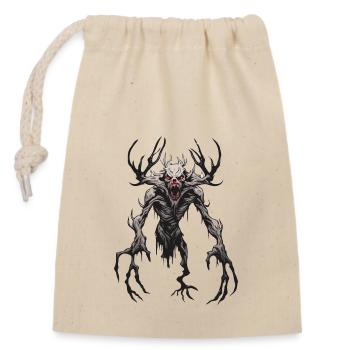 Wendigo / böser Geist / Besitzergreifend / Horror - Verschließbarer Geschenkbeutel aus Baumwolle (14x20cm) - Natur - Vorne