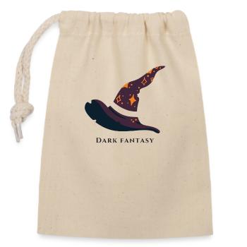 fantasy - Sac cadeau en coton avec cordon (14 x 20 cm) - nature - Devant