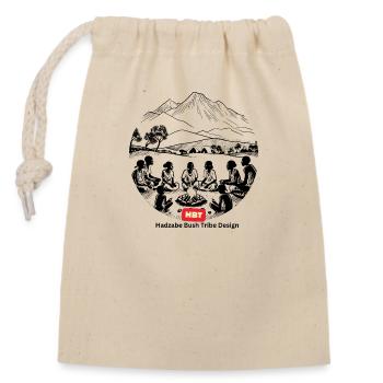 LGBT 46 - Closable cotton gift bag (14x20cm) - nature - Front