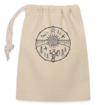 Chaman / Terre Mère - Sac cadeau en coton avec cordon (14 x 20 cm) - nature - Devant