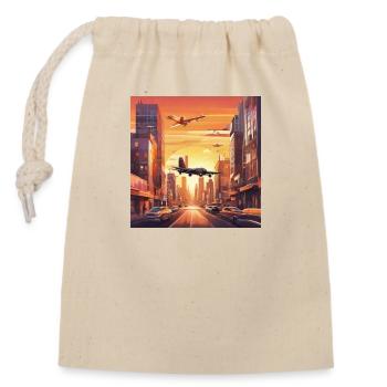 Screenshot 20240403 141616 WhatsApp - Closable cotton gift bag (14x20cm) - nature - Front