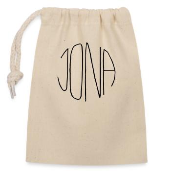 Porte-malheur - Sac cadeau en coton avec cordon (14 x 20 cm) - nature - Devant