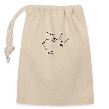 Zodiac Sagittarius - Closable cotton gift bag (14x20cm) - nature - Front