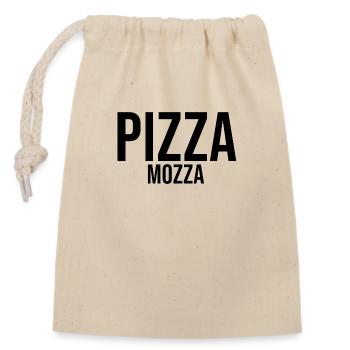 Pizza Italian Food - Sac cadeau en coton avec cordon (14 x 20 cm) - nature - Devant
