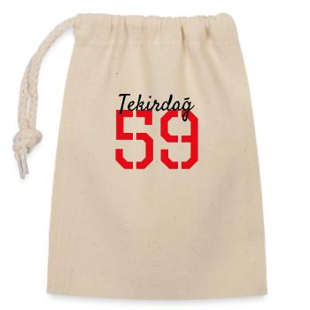 Tekirdag 59 Türkei - Verschließbarer Geschenkbeutel aus Baumwolle (14x20cm) - Natur - Vorne
