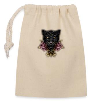 Pepe Panter 3 - Sac cadeau en coton avec cordon (14 x 20 cm) - nature - Devant