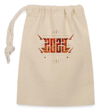 Style graffiti Splash hip hop couleurs peintre 2023 - Sac cadeau en coton avec cordon (14 x 20 cm) - nature - Devant