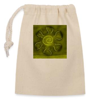 SUN OVER THE YELLOW DESERT - Closable cotton gift bag (14x20cm) - nature - Front