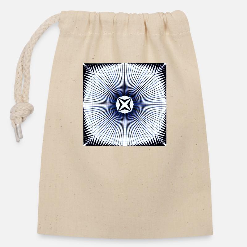 LMNArt - Closable cotton gift bag (14x20cm) - nature