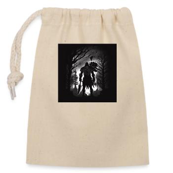 Shadow Warriors - Closable cotton gift bag (14x20cm) - nature - Front