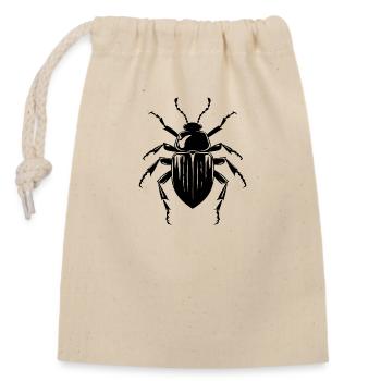 Insectes, bestioles, arthropodes - Sac cadeau en coton avec cordon (14 x 20 cm) - nature - Devant