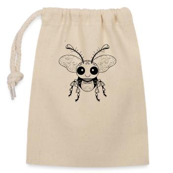 Insectes, bestioles, arthropodes - Sac cadeau en coton avec cordon (14 x 20 cm) - nature - Devant