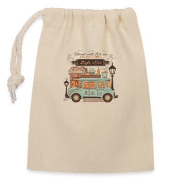 Boulangerie et boulangerie : une délicieuse combinaison - Sac cadeau en coton avec cordon (14 x 20 cm) - nature - Devant