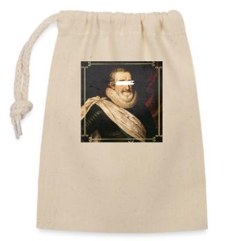 englisch Henry 4 - Verschließbarer Geschenkbeutel aus Baumwolle (14x20cm) - Natur - Vorne