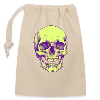 💀 Sublimé Neon Technocrat - Closable cotton gift bag (14x20cm) - nature - Front