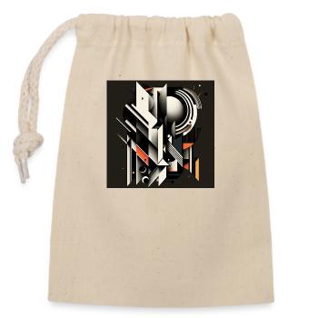 The Bauhaus Legacy - Closable cotton gift bag (14x20cm) - nature - Front