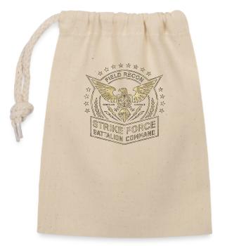 Army Military Air Force Navy Marines Amérique États-Unis - Sac cadeau en coton avec cordon (14 x 20 cm) - nature - Devant