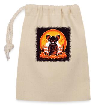 don't worry bday animal animated film animals - Closable cotton gift bag (14x20cm) - nature - Front