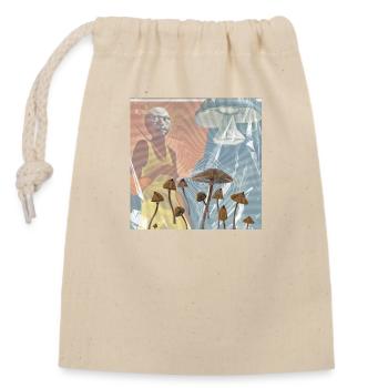 Weirdcore Aesthetic Gifts 1960’s Vintage Aesthetic - Closable cotton gift bag (14x20cm) - nature - Front
