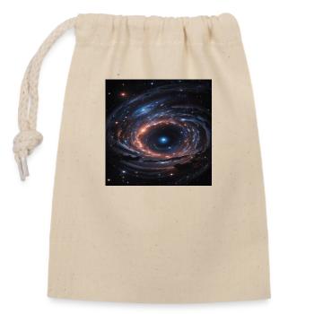 The milky way in the sky of pairs - Verschließbarer Geschenkbeutel aus Baumwolle (14x20cm) - Natur - Vorne