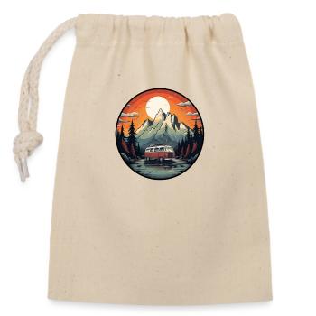Vie en vanité - Sac cadeau en coton avec cordon (14 x 20 cm) - nature - Devant