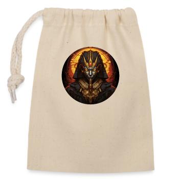 Dark Pharaoh : Le mystérieux à porter - Sac cadeau en coton avec cordon (14 x 20 cm) - nature - Devant