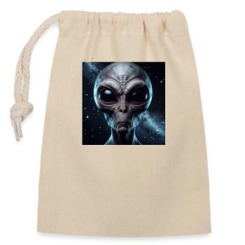 Astronomie - Sac cadeau en coton avec cordon (14 x 20 cm) - nature - Devant