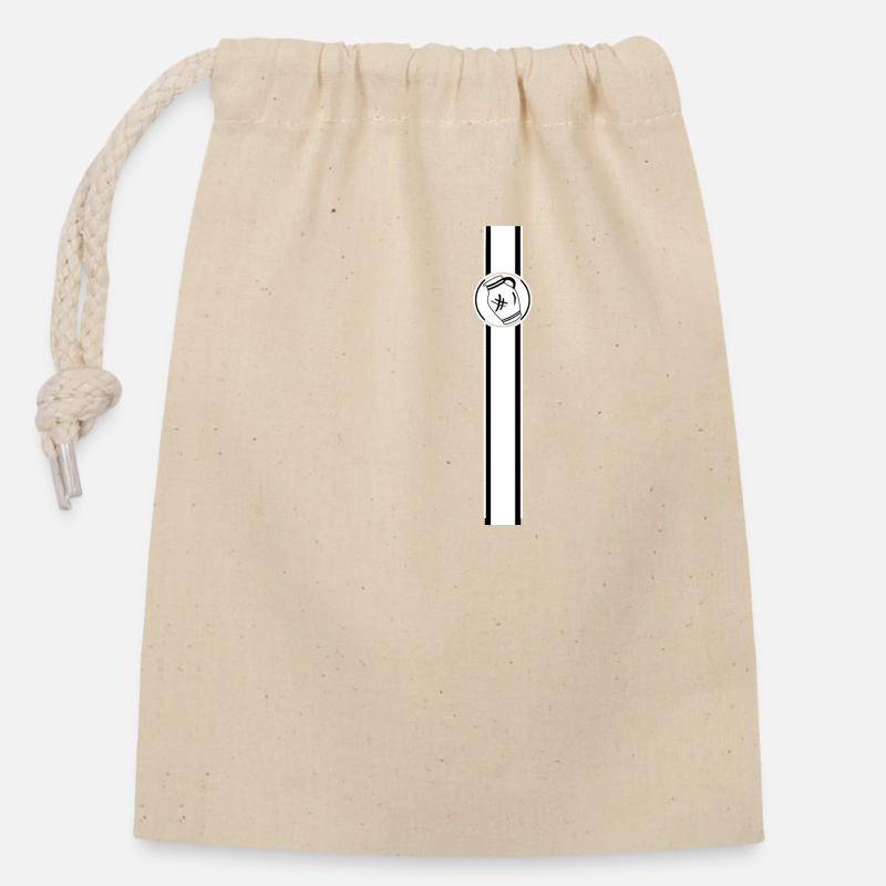 Bembel Banner - The Frankfurt Original #FFM #069 - Closable cotton gift bag (14x20cm) - nature