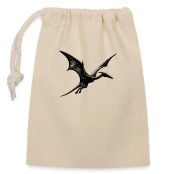 Ptérosaure Dino Ptéranodon Dinosaure volant - Sac cadeau en coton avec cordon (14 x 20 cm) - nature - Devant