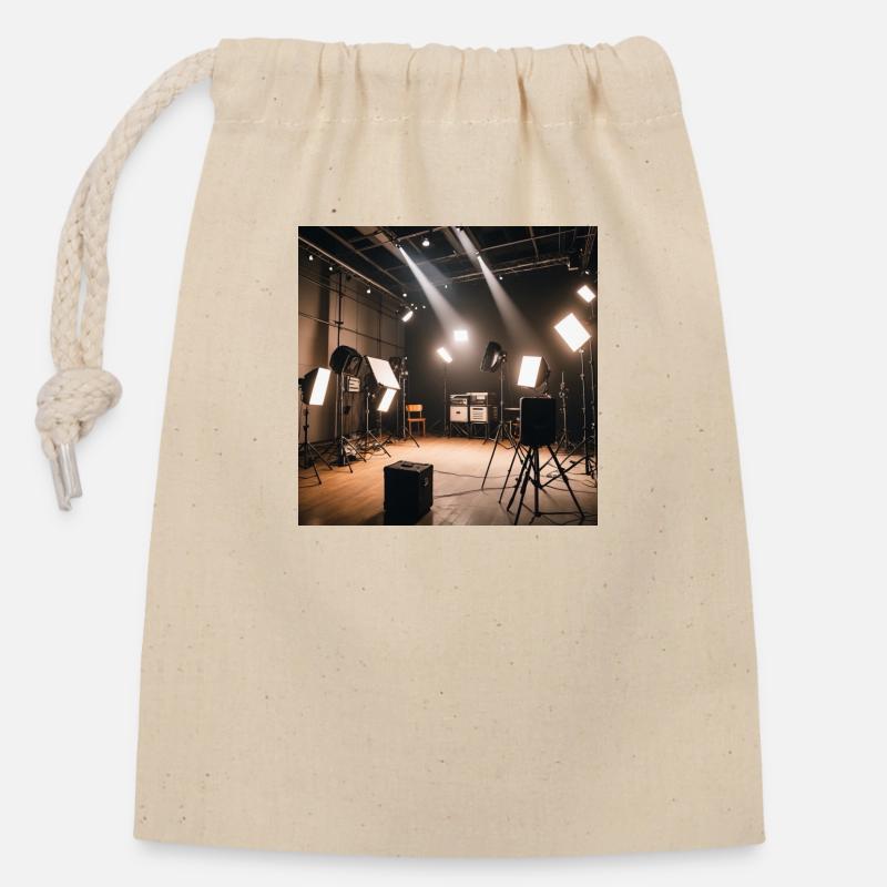 IMG 5133 - Sac cadeau en coton avec cordon (14 x 20 cm) - nature