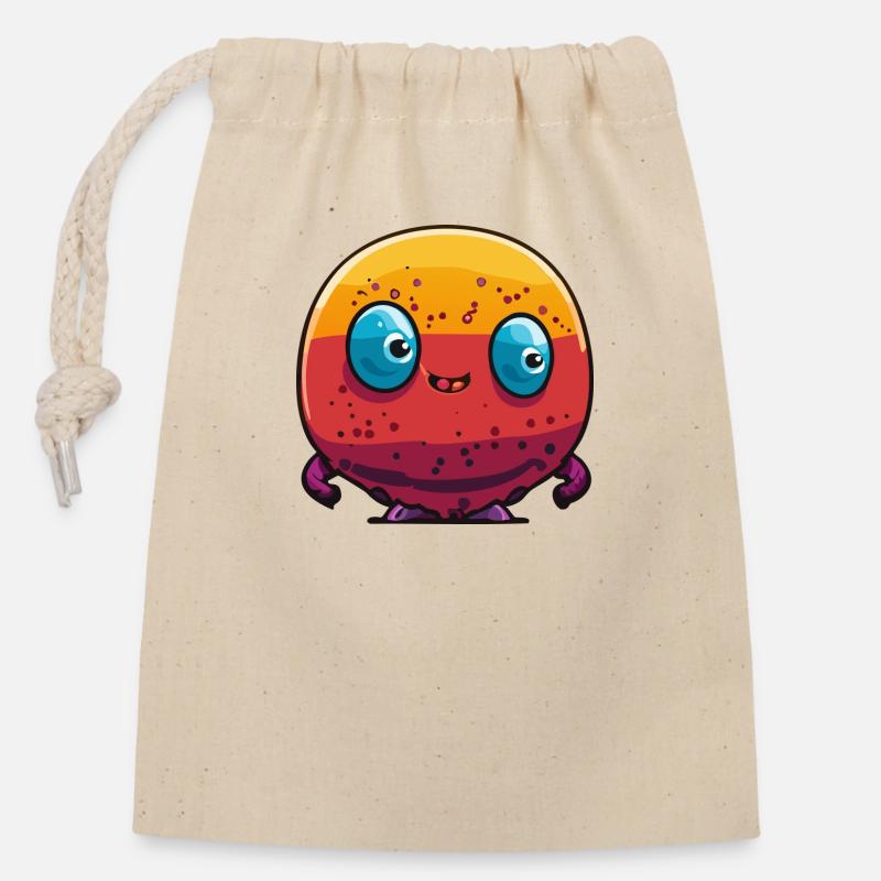 Paul - Closable cotton gift bag (14x20cm) - nature