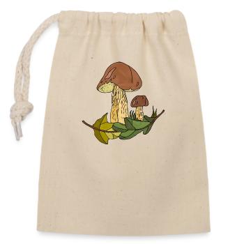 Fungi - Closable cotton gift bag (14x20cm) - nature - Front