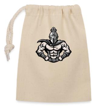 Spartiates - Sac cadeau en coton avec cordon (14 x 20 cm) - nature - Devant