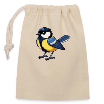 Génial - Sac cadeau en coton avec cordon (14 x 20 cm) - nature - Devant