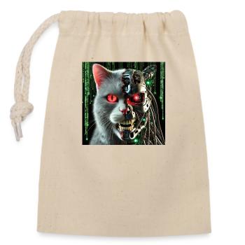 MATRICATOR 2.0 - Sac cadeau en coton avec cordon (14 x 20 cm) - nature - Devant