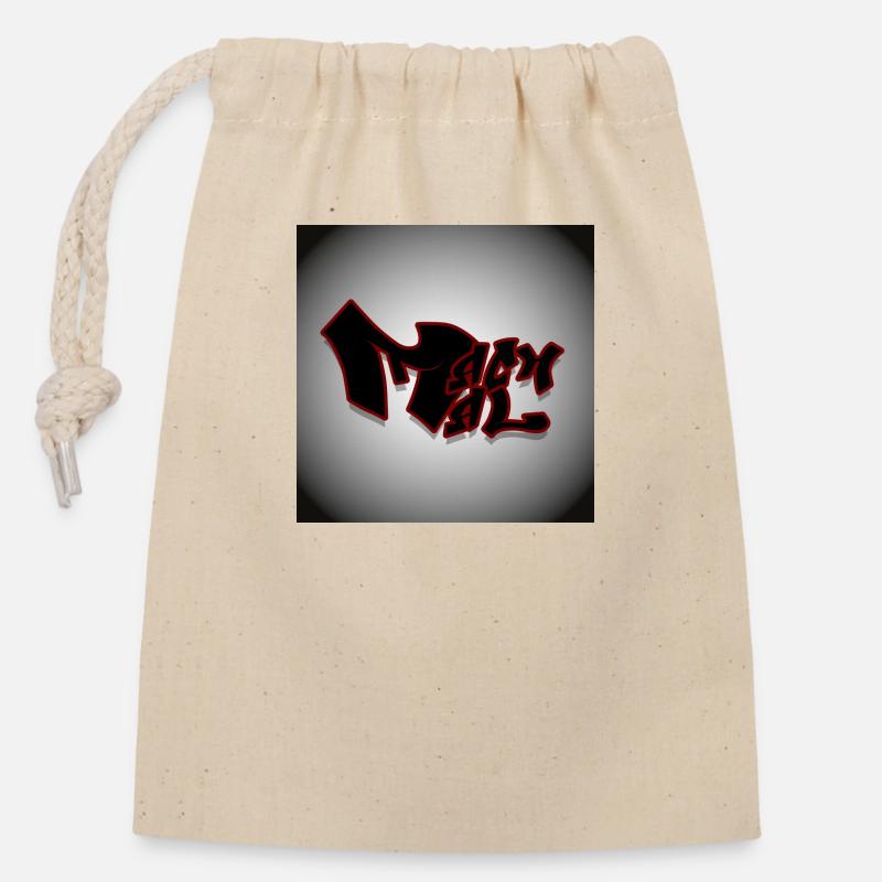 Go ahead - Closable cotton gift bag (14x20cm) - nature