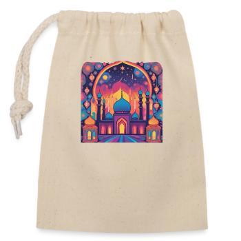 Ramadan Gift Eid Mubarak Islam Allah Muslim - Closable cotton gift bag (14x20cm) - nature - Front