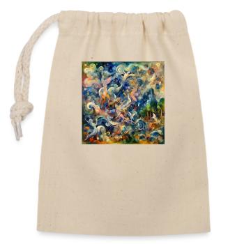 Conception Marc Chagall - Sac cadeau en coton avec cordon (14 x 20 cm) - nature - Devant