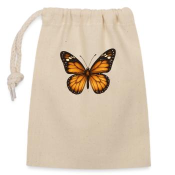 Monarch butterflies – delicate & majestic - Closable cotton gift bag (14x20cm) - nature - Front