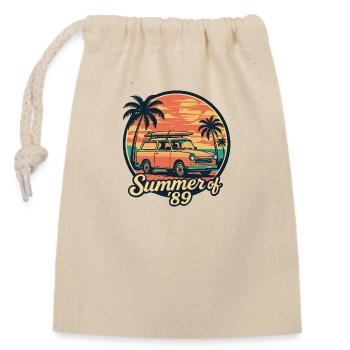 Summer of '89 - Verschließbarer Geschenkbeutel aus Baumwolle (14x20cm) - Natur - Vorne