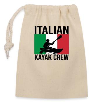 Italian Kayak Crew Kayak Shirt - Closable cotton gift bag (14x20cm) - nature - Front