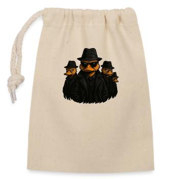 Gang de canards charlatans - Sac cadeau en coton avec cordon (14 x 20 cm) - nature - Devant