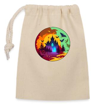 N’y allez pas - Sac cadeau en coton avec cordon (14 x 20 cm) - nature - Devant