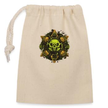 Chernobyl atom 10 - Closable cotton gift bag (14x20cm) - nature - Front