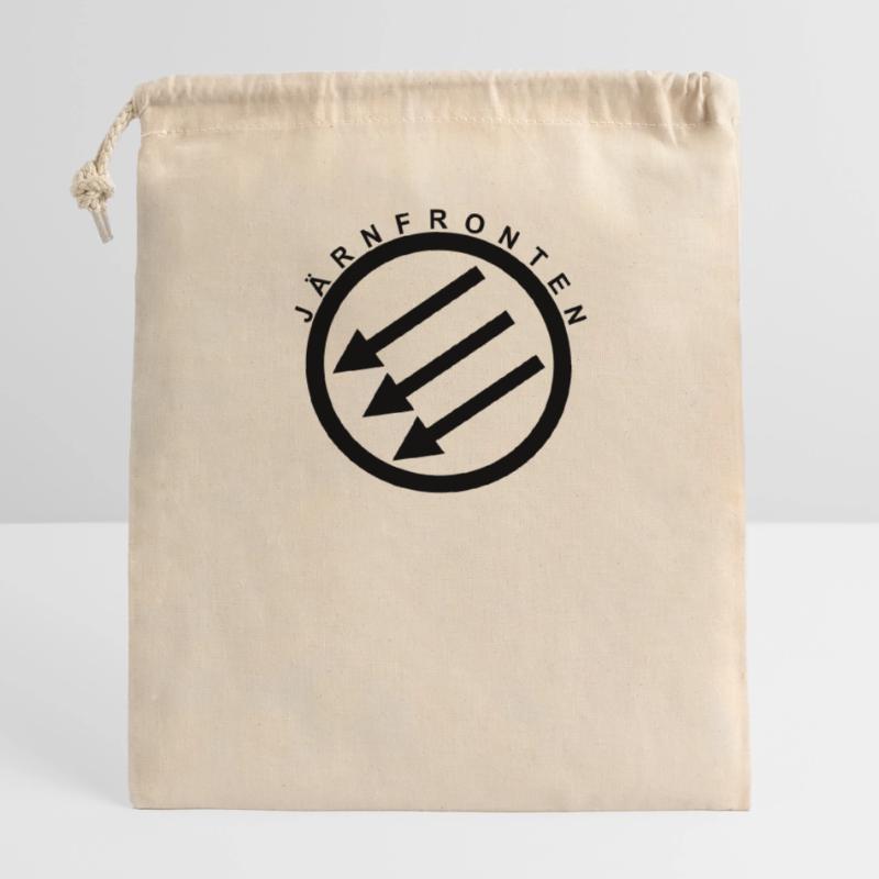 Järnfronten / Eiserne Front / Iron Front Verschließbarer Geschenkbeutel aus Baumwolle (14x20cm)