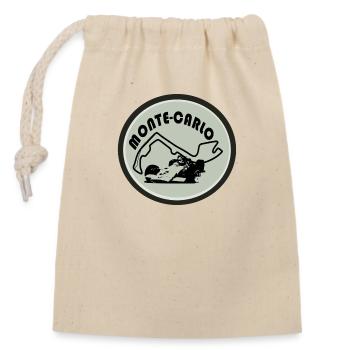 MONTE-CARLO RACING CIRCUIT - Closable cotton gift bag (14x20cm) - nature - Front
