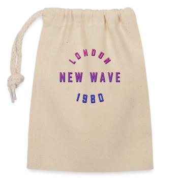 LONDON NEW WAVE 1980 - Closable cotton gift bag (14x20cm) - nature - Front