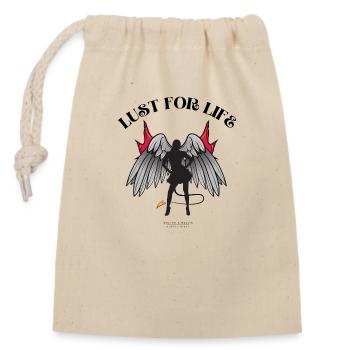 Walter & Wallis - Lust - Closable cotton gift bag (14x20cm) - nature - Front