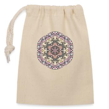 Spirit - Closable cotton gift bag (14x20cm) - nature - Front